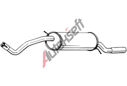 BOSAL Zadní tlumič výfuku BS 279-495, 279-495 BOSAL Zadní tlumič výfuku BS 279-495, 279-495