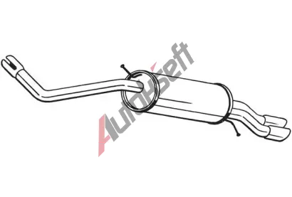 BOSAL Zadní tlumič výfuku BS 279-641, 279-641 BOSAL Zadní tlumič výfuku BS 279-641, 279-641