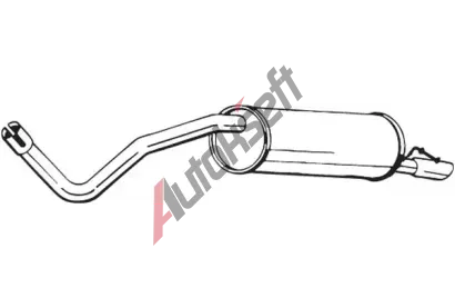 BOSAL Zadn tlumi vfuku BS 279-645, 279-645