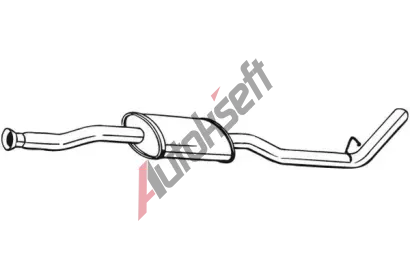 BOSAL Stedn tlumi vfuku BS 279-711, 279-711