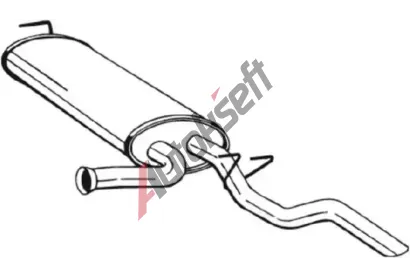 BOSAL Zadn tlumi vfuku BS 279-911, 279-911