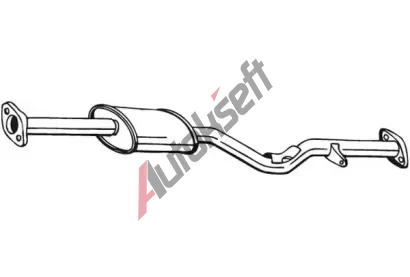 BOSAL Střední tlumič výfuku BS 280-121, 280-121 BOSAL Střední tlumič výfuku BS 280-121, 280-121