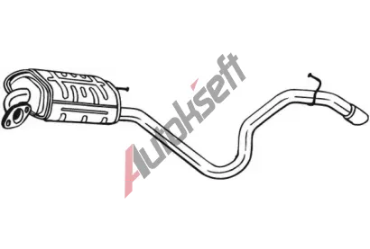 BOSAL Zadn� tlumi� v�fuku BS 280-147, 280-147