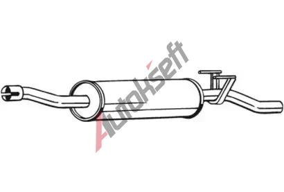 BOSAL Stedn tlumi vfuku BS 280-171, 280-171