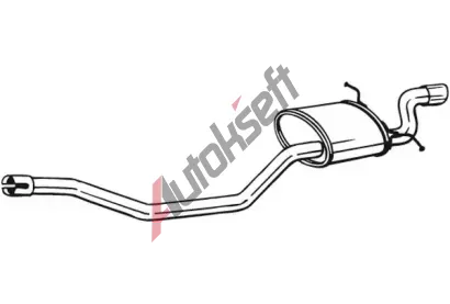 BOSAL Zadn� tlumi� v�fuku BS 280-197, 280-197