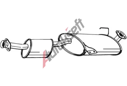 BOSAL St�edn� tlumi� v�fuku BS 280-233, 280-233