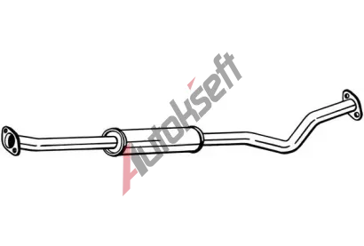 BOSAL Střední tlumič výfuku BS 280-335, 280-335 BOSAL Střední tlumič výfuku BS 280-335, 280-335