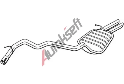 BOSAL Zadní tlumič výfuku BS 280-411, 280-411 BOSAL Zadní tlumič výfuku BS 280-411, 280-411