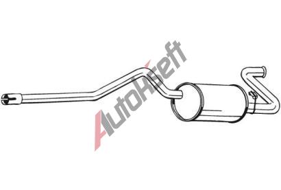 BOSAL Zadní tlumič výfuku BS 280-633, 280-633 BOSAL Zadní tlumič výfuku BS 280-633, 280-633