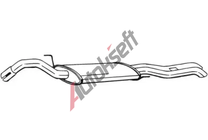 BOSAL Zadní tlumič výfuku BS 280-781, 280-781 BOSAL Zadní tlumič výfuku BS 280-781, 280-781