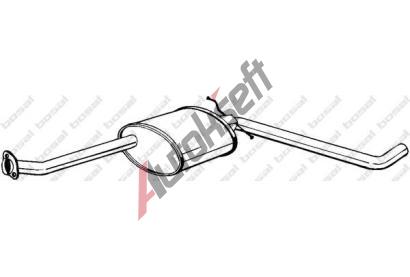 BOSAL St�edn� tlumi� v�fuku BS 281-061, 281-061