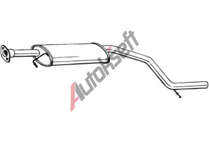 BOSAL St�edn� tlumi� v�fuku BS 281-071, 281-071