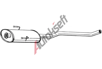 BOSAL Stedn tlumi vfuku BS 281-379, 281-379