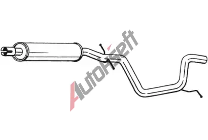 BOSAL Stedn tlumi vfuku BS 281-457, 281-457