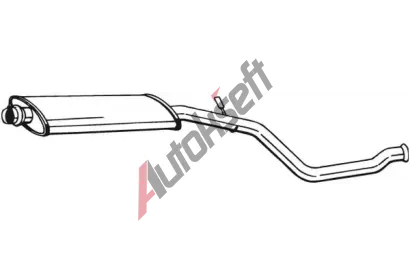 BOSAL Stedn tlumi vfuku BS 281-609, 281-609