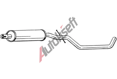 BOSAL Stedn tlumi vfuku BS 281-641, 281-641