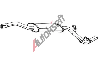 BOSAL Stedn tlumi vfuku BS 281-681, 281-681