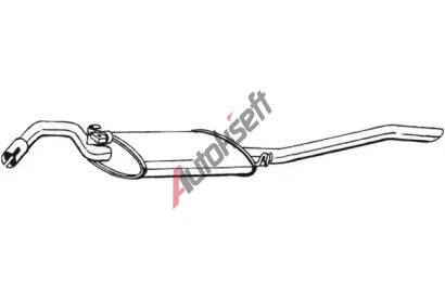 BOSAL Zadn� tlumi� v�fuku BS 281-699, 281-699