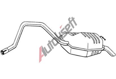 BOSAL Zadní tlumič výfuku BS 281-821, 281-821 BOSAL Zadní tlumič výfuku BS 281-821, 281-821