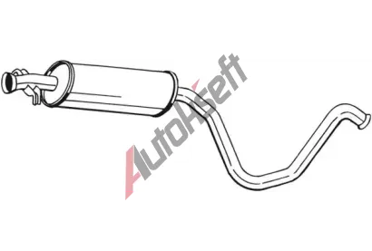 BOSAL Stedn tlumi vfuku BS 281-831, 281-831