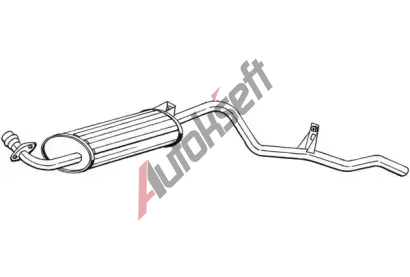 BOSAL Zadní tlumič výfuku BS 281-837, 281-837 BOSAL Zadní tlumič výfuku BS 281-837, 281-837