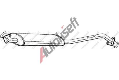 BOSAL Střední tlumič výfuku BS 281-871, 281-871 BOSAL Střední tlumič výfuku BS 281-871, 281-871