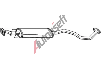BOSAL Střední tlumič výfuku BS 281-889, 281-889 BOSAL Střední tlumič výfuku BS 281-889, 281-889