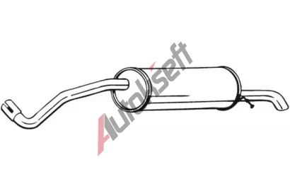 BOSAL Zadn tlumi vfuku BS 281-897, 281-897