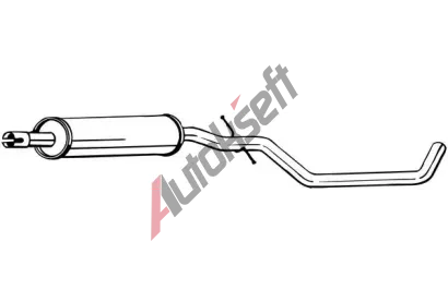 BOSAL Stedn tlumi vfuku BS 281-911, 281-911