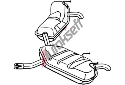 BOSAL Zadn tlumi vfuku BS 281-977, 281-977