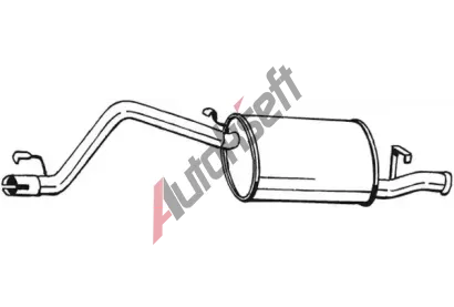 BOSAL Zadn� tlumi� v�fuku BS 282-179, 282-179