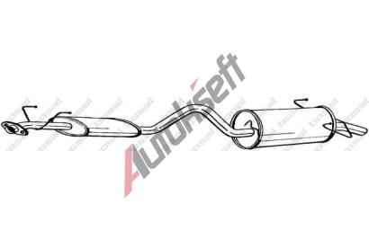 BOSAL Zadn tlumi vfuku BS 282-299, 282-299