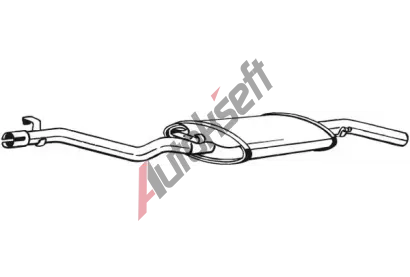 BOSAL Zadní tlumič výfuku BS 282-305, 282-305 BOSAL Zadní tlumič výfuku BS 282-305, 282-305