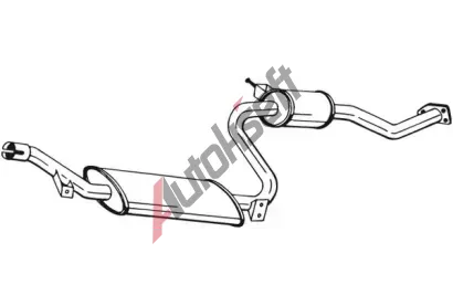 BOSAL Stedn tlumi vfuku BS 282-409, 282-409