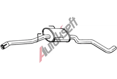 BOSAL Střední tlumič výfuku BS 282-503, 282-503 BOSAL Střední tlumič výfuku BS 282-503, 282-503