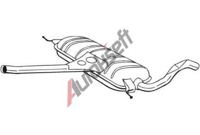 BOSAL Stedn tlumi vfuku BS 282-543, 282-543