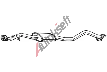 BOSAL Stedn tlumi vfuku BS 282-619, 282-619