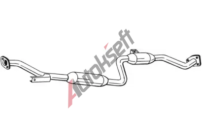 BOSAL Stedn tlumi vfuku BS 282-743, 282-743