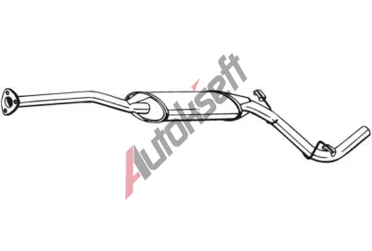 BOSAL Stedn tlumi vfuku BS 282-755, 282-755