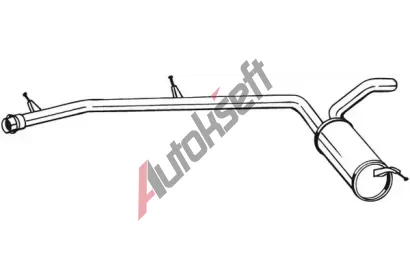 BOSAL Stedn tlumi vfuku BS 282-859, 282-859