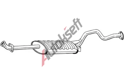 BOSAL Stedn tlumi vfuku BS 282-891, 282-891