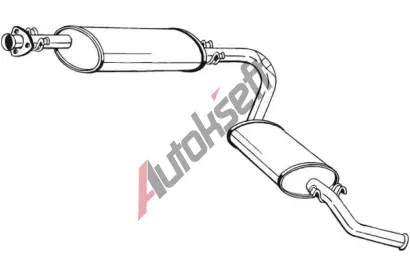 BOSAL Zadn tlumi vfuku BS 283-023, 283-023