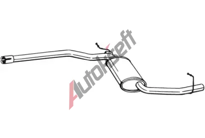 BOSAL Stedn tlumi vfuku BS 283-305, 283-305
