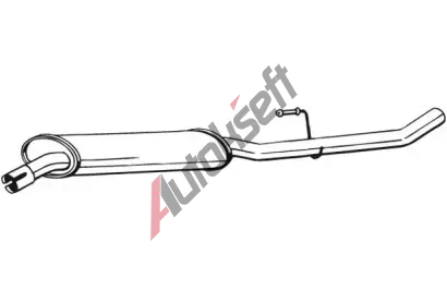 BOSAL Stedn tlumi vfuku BS 283-307, 283-307