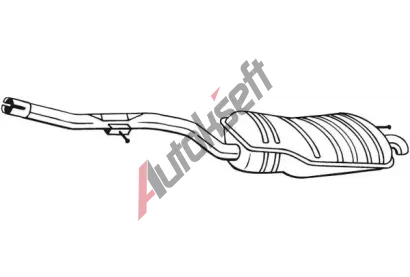 BOSAL Zadn� tlumi� v�fuku BS 283-497, 283-497