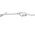 Stedn tlumi vfuku BOSAL ‐ BS 283-543