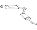 BOSAL Zadn tlumi vfuku ‐ BS 283-581