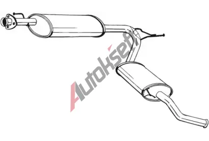 BOSAL Zadn tlumi vfuku BS 283-581, 283-581