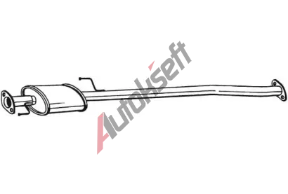 BOSAL Stedn tlumi vfuku BS 283-591, 283-591