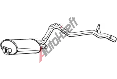 BOSAL Zadn tlumi vfuku BS 283-605, 283-605